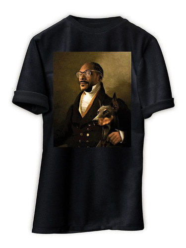 Playera Snoop Dogg Elegante Puntura Mascota Rapero Hip-hop