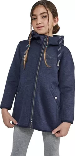 Sudadera básica con capucha color azul marino, para mujer, marca Holly  Land, mod. 1038135
