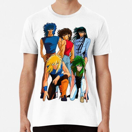 Remera Caballeros De Bronce De Saint Seiya Algodon Premium