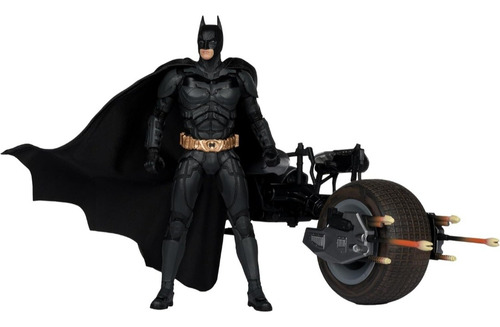 Mcfarlane Gold Label: Batman And Batpod Tdkr (Usado)