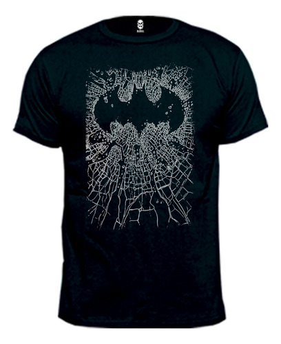 Remera Batman Grieta Roto Dc Comics Heroes Algodón Premium