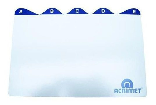 Imagem 1 de 1 de Indice Acrimet 635 0 De Az Para Fichario De Mesa 7x10
