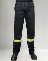 Comprar Calça De Uniforme Brim Grosso Com Faixa Refletiva Trabalho