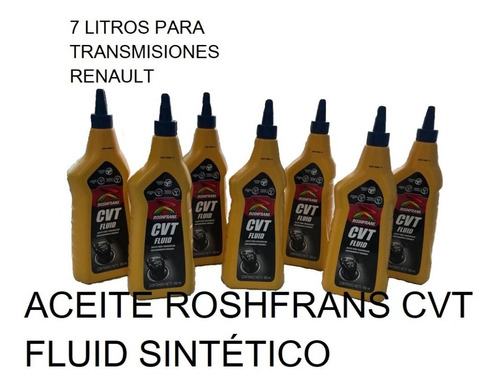 7 L Roshfrans Cvt Sintético Renault Fluence Koleos 2.5l 2.0l