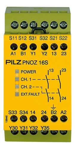 Pilz - 774076 - Pnoz 16s 230vac 24vdc 2n/o 2so