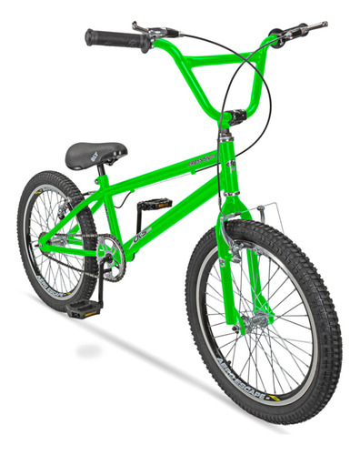 Bicicleta Aro 20 Bmx Dks Cross Aro Aero Freio V-brake Cor Verde