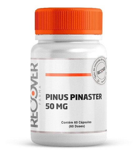 Pinus Pinaster 50mg : Ativo Original C/ Laudo - 60 Cápsulas