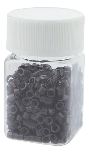 400 Rings Beads Para Dreadlocks Extensiones De Cabello Negro