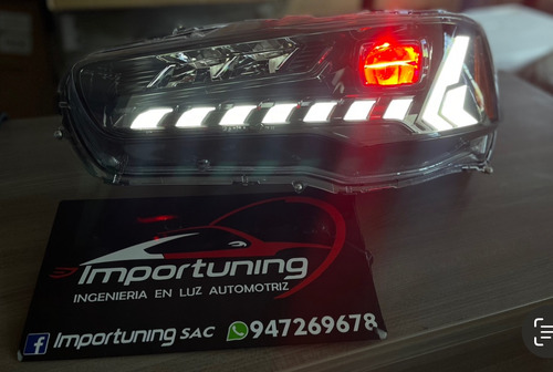 Mitsubishi Lancer Faros Full Led Delantero 2007+ B