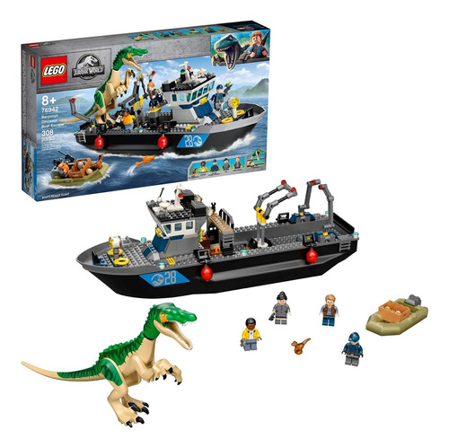 Figuras Para Armar Lego Jurassic World Baryonyx 76942 K Fgr