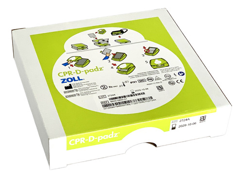 Zoll Electrodo Adulto Cpr-d-padz Para Desfibrilador Aed Plus