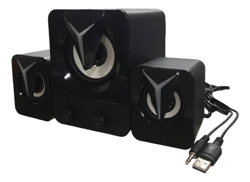 Cornetas Pc Rgb Ft-25-2,1 Mini 2,1 Usb Multimedia Speaker