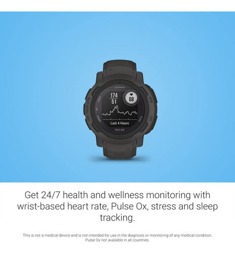 Reloj Gps Para Exteriores Garmin Instinct 2 Solar Con Multig