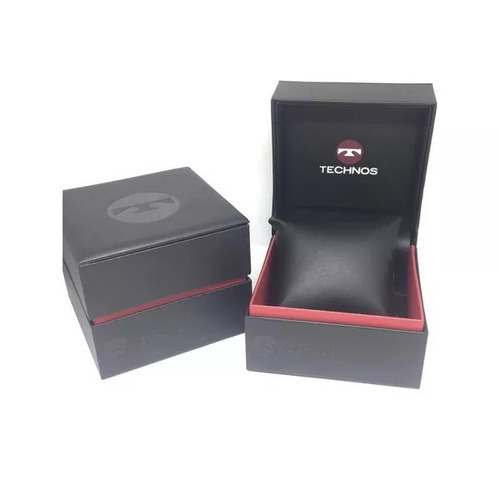Relógio Technos Cerâmica Safira Gn10aapai/4p Preto Original