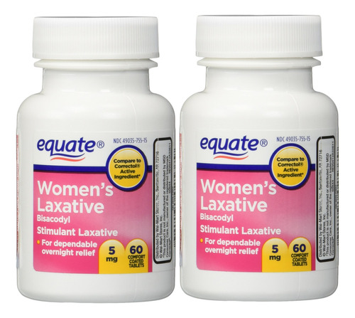 Equate Compare To Correctol Comprimidos Laxantes, 5 Mg 120 C