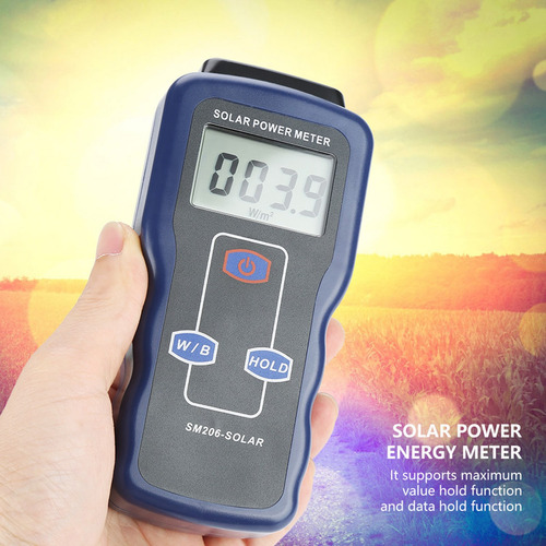 Probador De Energía Solar Medidor De Radiación Solar, Energí