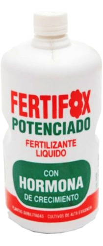 Fertifox Fertilizante Líquido Potenciado Con Hormona 1 Litro