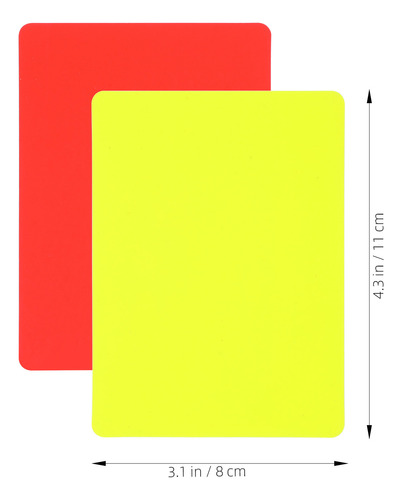 Juego De Tarjetas De Árbitro Deportivo, 10 Unidades, Color R