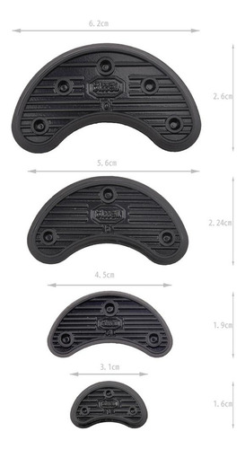 Puntas De Zapatos De Goma Antideslizantes 62x26mm