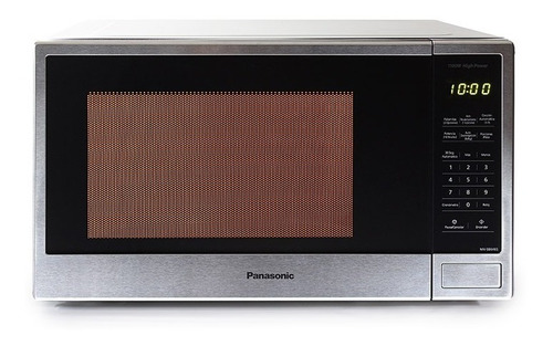 Microondas Panasonic De 37 Litros Nn-sb646srpk  Plateado