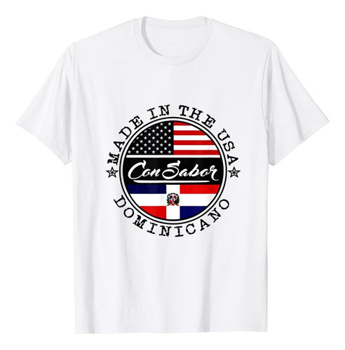 Made In The Usa Con Sabor Tee Mujer Camiseta