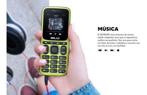 Imagen 4 de 8 de Blu Z4 Music Coral Oferta Teclado Adultos Dual Sim Barato