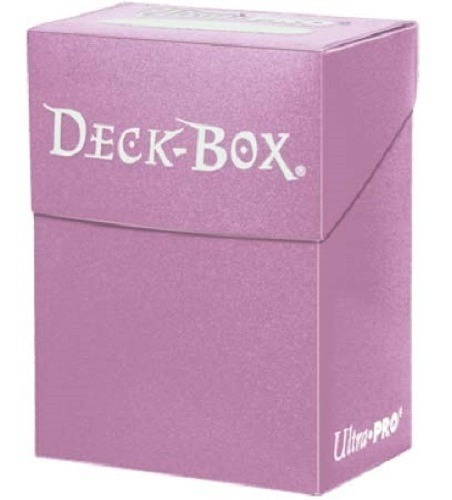 Ultra Pro Deck Box Color Solido Rosa - Pink