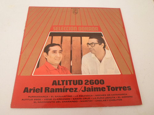 Ariel Ramirez Jaime Torres - Altitud 2600 - Vinilo Argentino