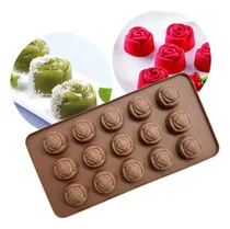 Comprar Moldes De Silicona Para Repostería Bombones Chocolates Hielo Color Flor