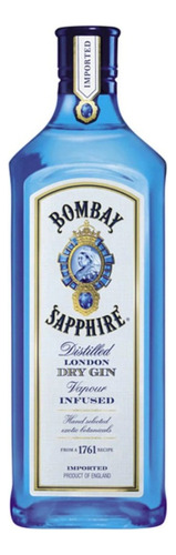 Ginebra Bombay Sapphire 750 Ml - 12 Pack