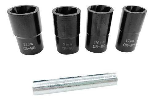 Kit De Herramientas De Enchufe De De Impacto, 5 Uds., Con