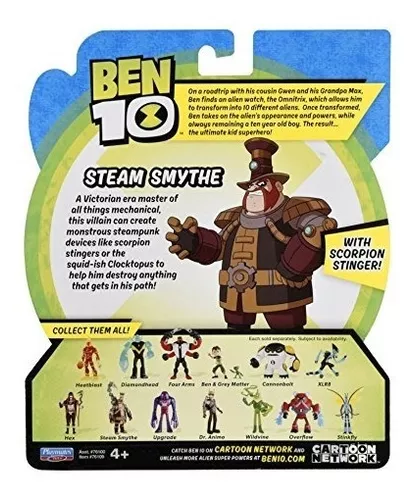 Steam Smith monta un caballo. Juguetes de Ben 10. Videos de juguetes para  niños. 