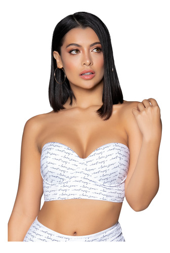 Bustier Mujer Blanco Mp 32777