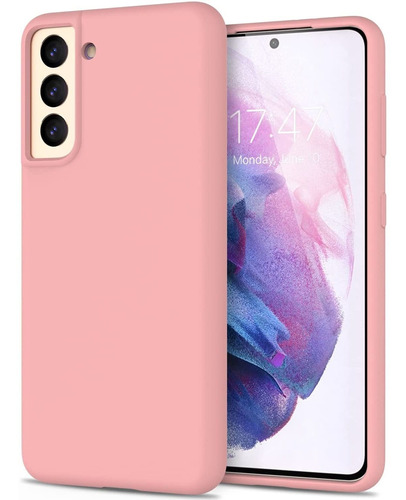 Funda Para Samsung Galaxy S21 Silicona Rosa (usa)