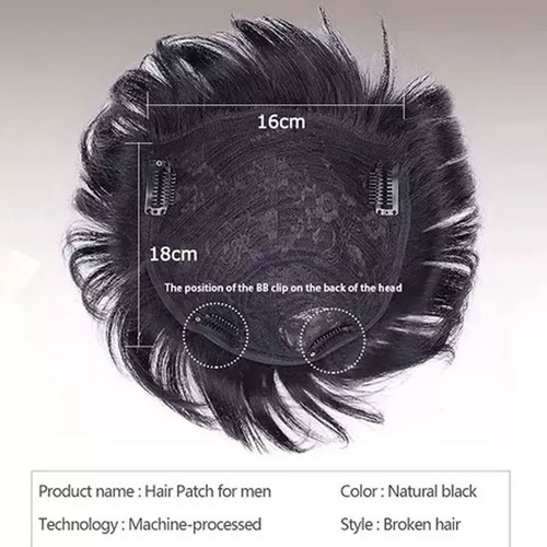 Conjunto De Pelucas De Los Hombres Con El Pelo Corto