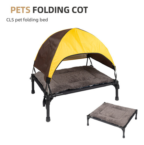 Cuna Para Perros De Camping, Cama Plegable, Elevada, Imperme