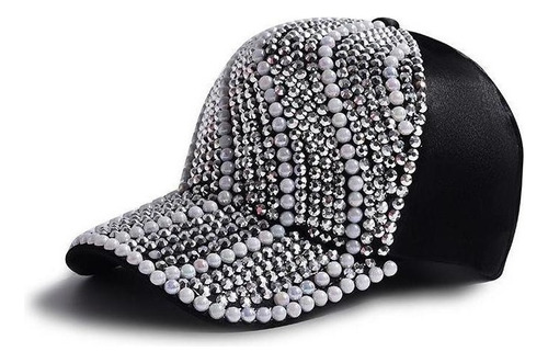 Gorra De Béisbol Con Diamantes De Imitación For Mujer