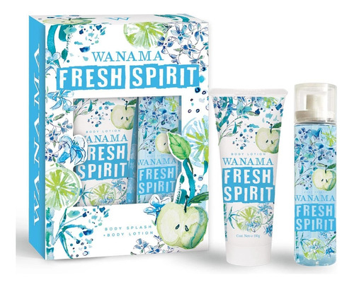 Wanama Pack Fresh Spirit Body Splash 100ml + B. Lotion 100g