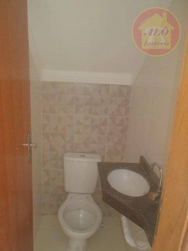 Imagem 6 de 16 de Sobrado Com 2 Dormitórios À Venda, 85 M² Por R$ 210.000,00 - Vila Sônia - Praia Grande/sp - So0755