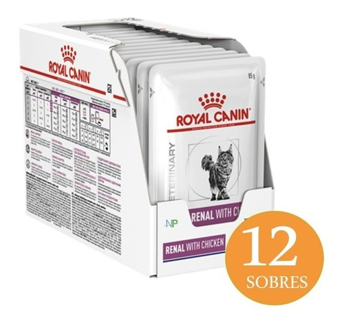 12 X Sobres Gato Pouch Royal Canin Renal 85gr. Np