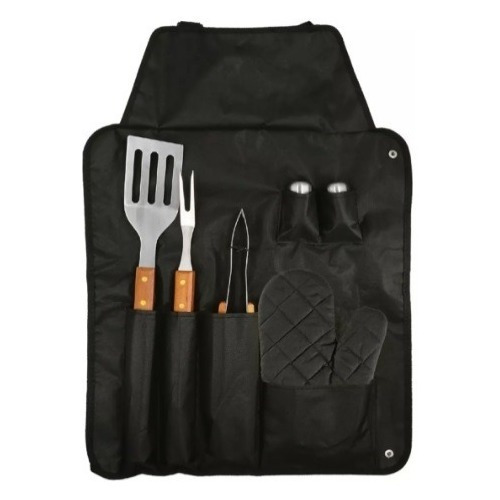 Set Parrillero Con Pinza Guante Barbacoa