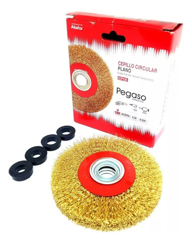 Cepillo Circular Plano 125 Mm Diam. Ccp125 Aliafor Pegaso