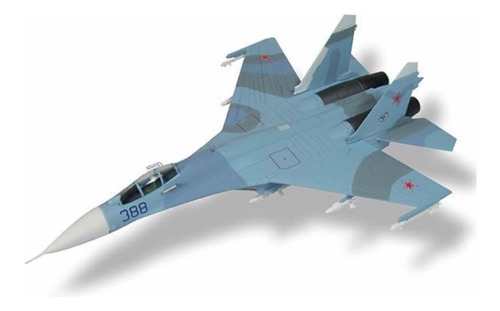 Aviones De Combate Salvat . Su - 27 Flanker . Num 2