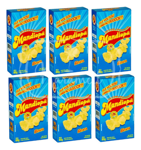 Mandiopã O Original Sabor Batata Super Crocante - Atacado 6x