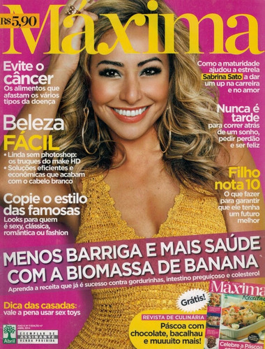 Revista Máxima: Sabrina Sato / Juliana Paes / Sophia Abrahão