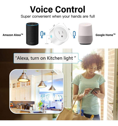 Enchufe Inteligente Wifi Mini Smart Plug Wifi Smart Outlet