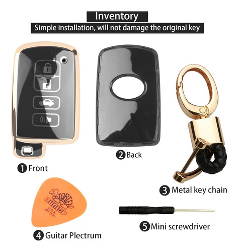 Funda De Llavero Cubierta P Toyota Tacoma Highlander Corolla