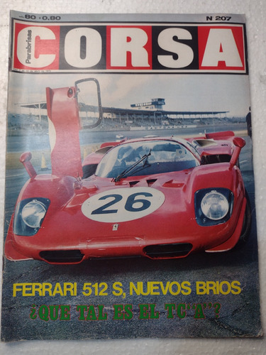 Revista Corsa Nº207 13 De Abril 1970