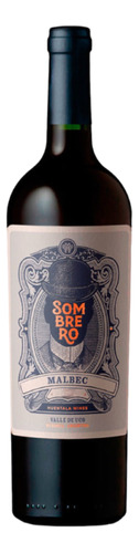 Vino Sombrero Malbec - Huentala Wines Caja X6 750 Ml