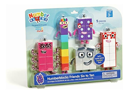 Hand2mind Numberblocks Amigos Del Seis Al Diez, Figuras De